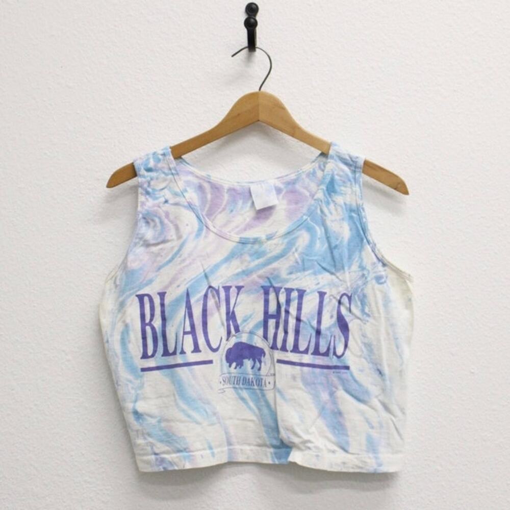 Vintage Black Hills South Dakota Crop Top Tank Top Large